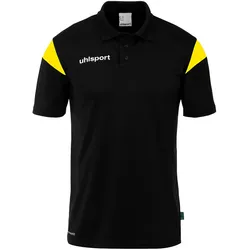 uhlsport Squad 27 Poloshirt Kinder schwarz/limonengelb 128