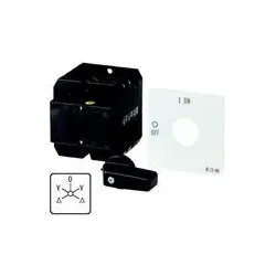 Eaton 091952 Wende-Stern-Dreieck-Schalter, T5B, 63 A, Zwischenbau, Basisschalter, 5 Baueinheit(en), Kontakte: 10, 60 °, Abwicklungs Nr. 15896