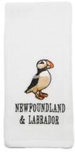 IH Casa Decor Embroidered White Waffle Kitchen Towel Puffin - Set of 6