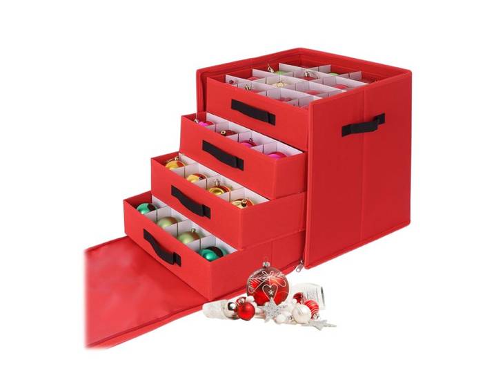 Relaxdays Weihnachtskugel Aufbewahrungsbox