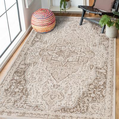 Magi Alana Imara Light Cream Medallion Area Rug