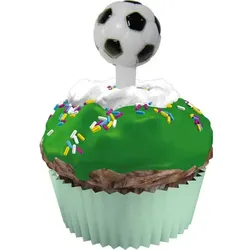 12 Muffinsticker Fussball