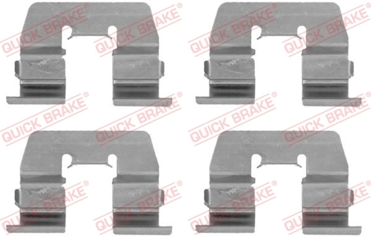 Zubehörsatz, Scheibenbremsbelag QUICK BRAKE 109-1764