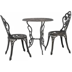 vidaXL, Gartentisch + Balkontisch, Jovan (59 x 59 x 62 cm)