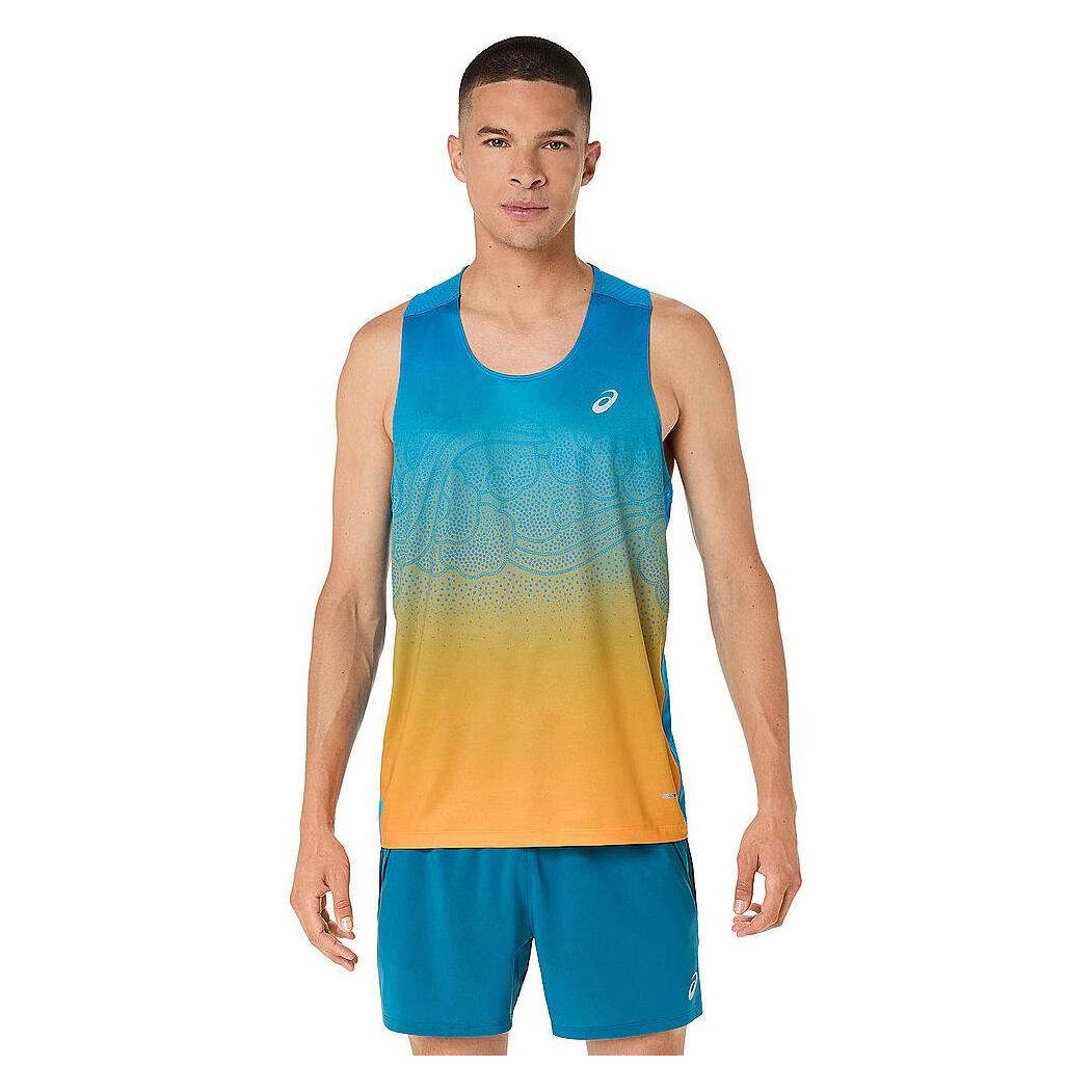 ASICS Strassenverblassendes Singlet (L) (2011D522-400)