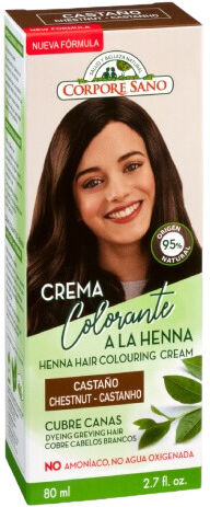 Corpore Sano Henna-Färbecreme 80 ml Braun
