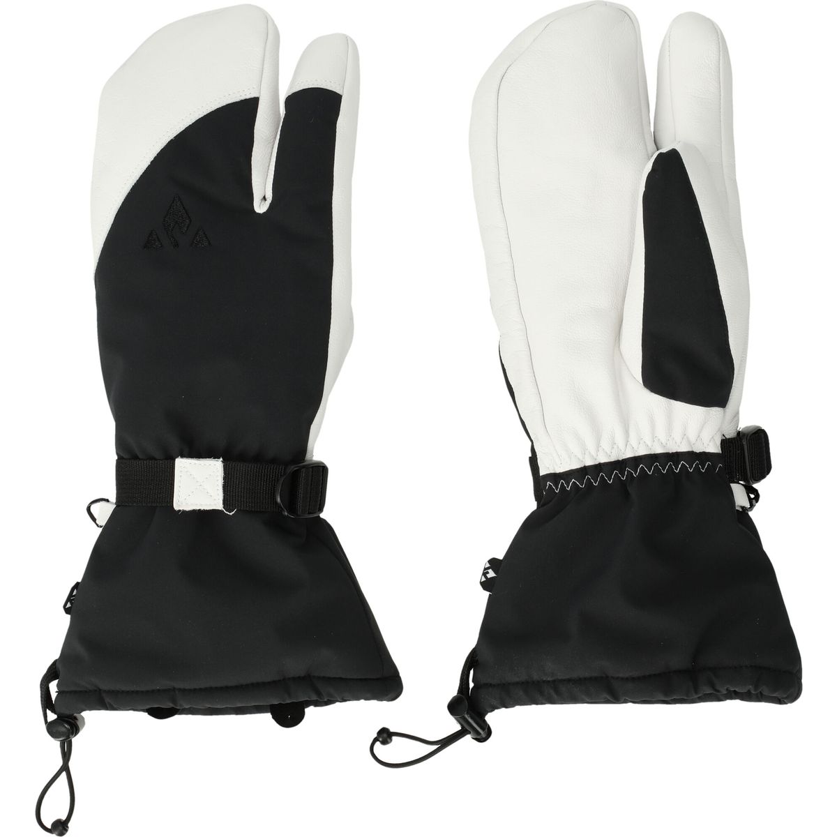 Whistler Balint 3 Finger Leather Ski Gloves white (1002) 7 W263601-1002-7