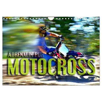 Motocross - Adrenalin pur (Wandkalender 2027 DIN A4 quer), CALVENDO Monatskalender