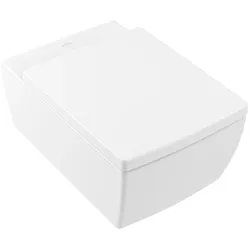 Villeroy & Boch, Toilette + Bidet, Memento 2.0 Wand-Tiefspül-WC, spülrandlos, DirectFlush, 4633R0