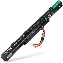 Cellonic Akku für Acer Aspire E5-575G, E5-774G, E5-573G, E5-553G, E5-475G, ES1-432 (2200 mAh), Notebook Akku, Schwarz