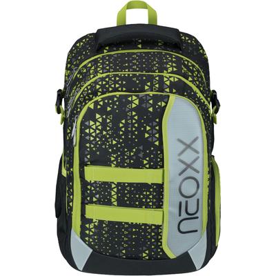 Schulrucksack NEOXX "Active Pro", Kinder, Gr. B/H/T: 31cm x 45,5cm x 24cm, grün (code breaker), Polyester, Rucksäcke Schulrucksack