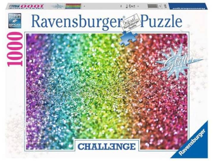 Ravensburger Puzzel Challenge Glitter - Legpuzzel - 1000 stukjes