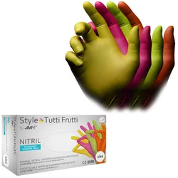 AMPri Style Tutti Frutti Nitrilhandschuhe