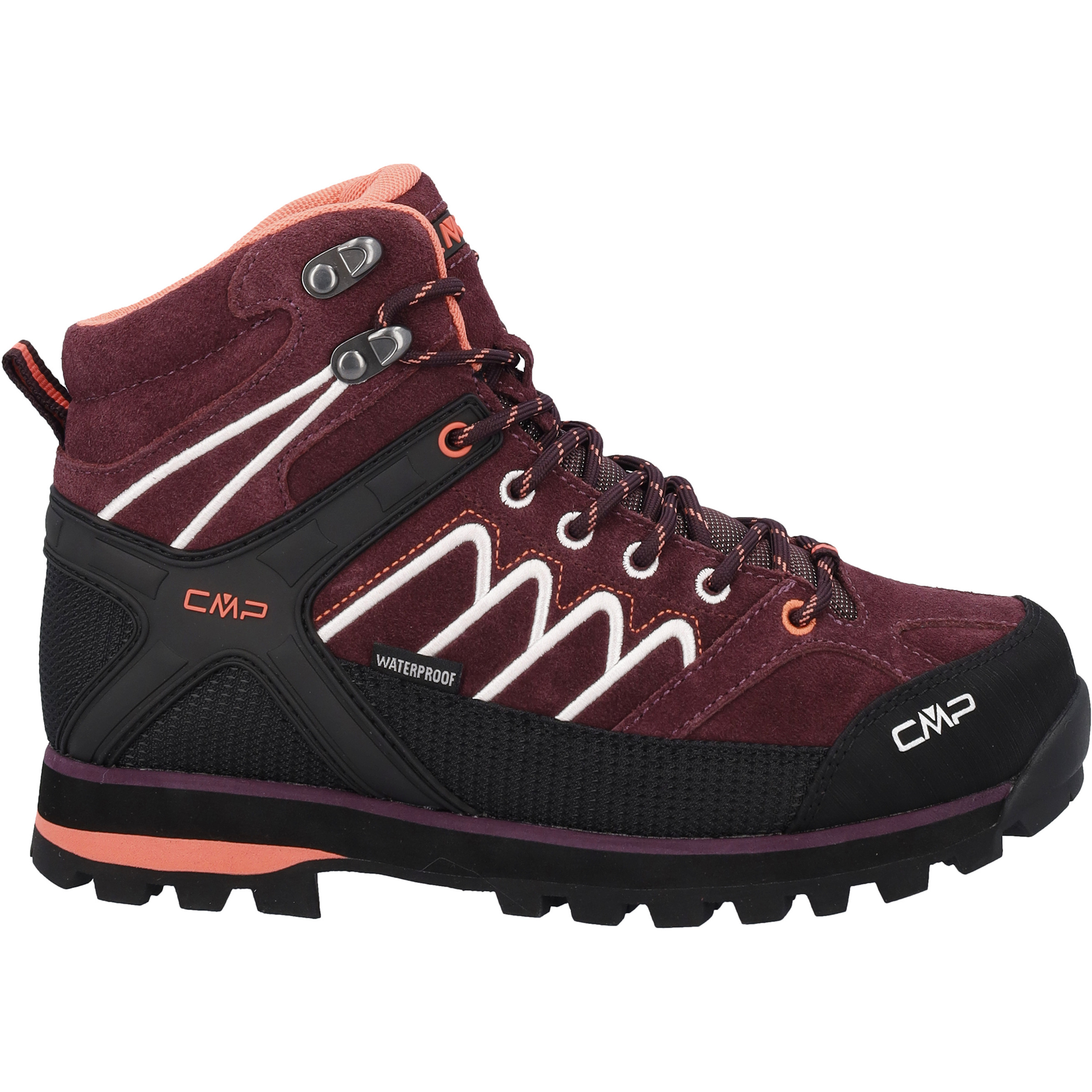 CMP Moon Mid WP Damen Wanderschuhe rot Größe 38 Trekking