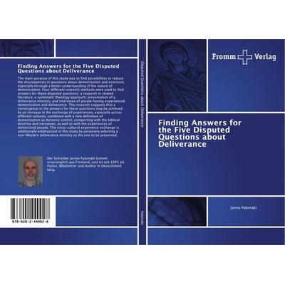 Finding Answers for the Five Disputed Questions about Deliverance, Taschenbuch von Jarmo Palomäki, Fromm Verlag, 978-620-2-44002-8