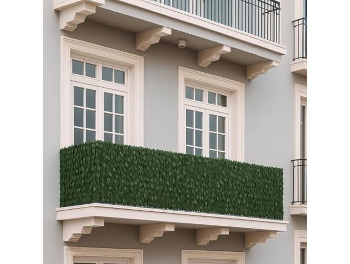 Mendler Balkonsichtschutz HWC-O92 150x300cm Blatt