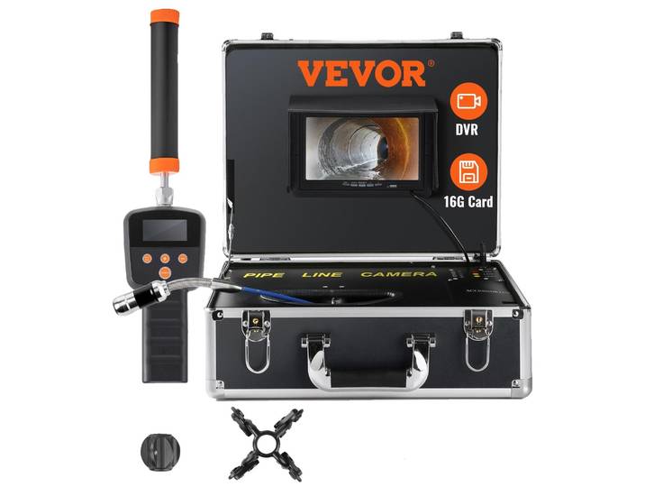 VEVOR 40m 7 \ Caméra tube Caméra canal Caméra d'inspection Caméra endoscopique Localisateur