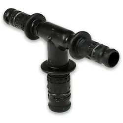 GEBERIT Mepla Press Kunststoff T-Stück reduziert, alle Größen (Ausführung: 63 - 40 - 63 mm)