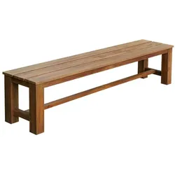 Gartenbank Aberdeen 195 cm Teak Braun