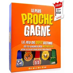 Asmodée Tischspiel Asmodee The Closest Wins: The Ultimate Quiz Game (Französisch, 2 - 10 Spieler)