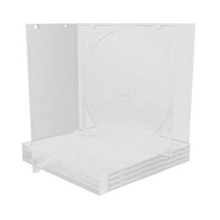 MediaRange CD-Leerhülle für 2 Dics 10.4mm transpa. Tray 5pcs