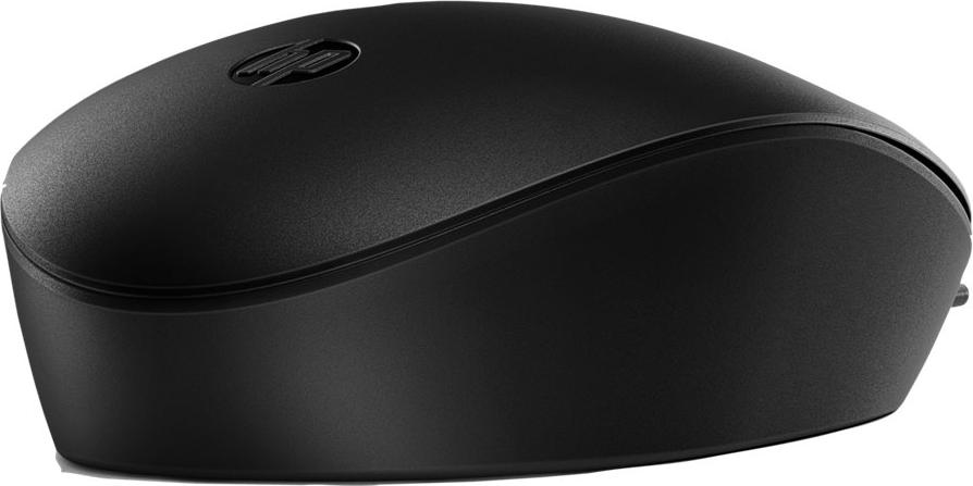 HP 128 Lasermaus, kabelgebunden (120er-Packung), Beidhändig, Laser, USB Typ-A, Schwarz