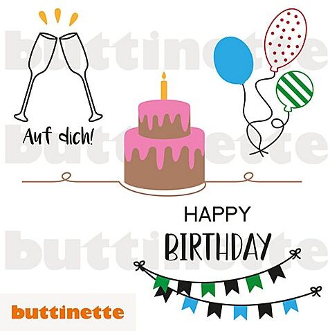 Plotterdatei "Geburtstag"