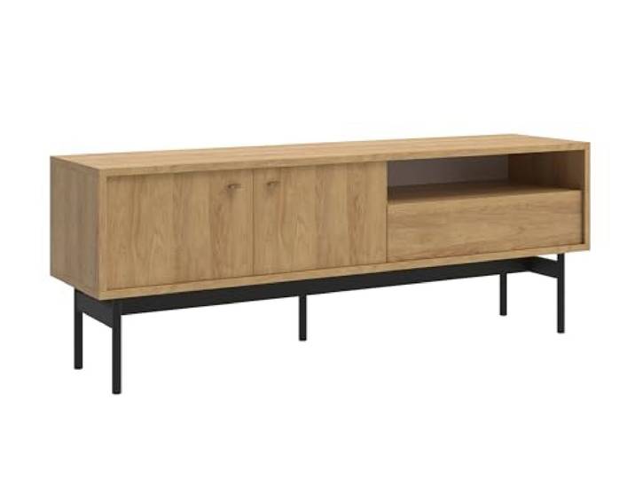 Selsey TV Schrank Board Sideboard Fernsehtisch Fernsehschrank 154 cm Natürliches Hickory Olar