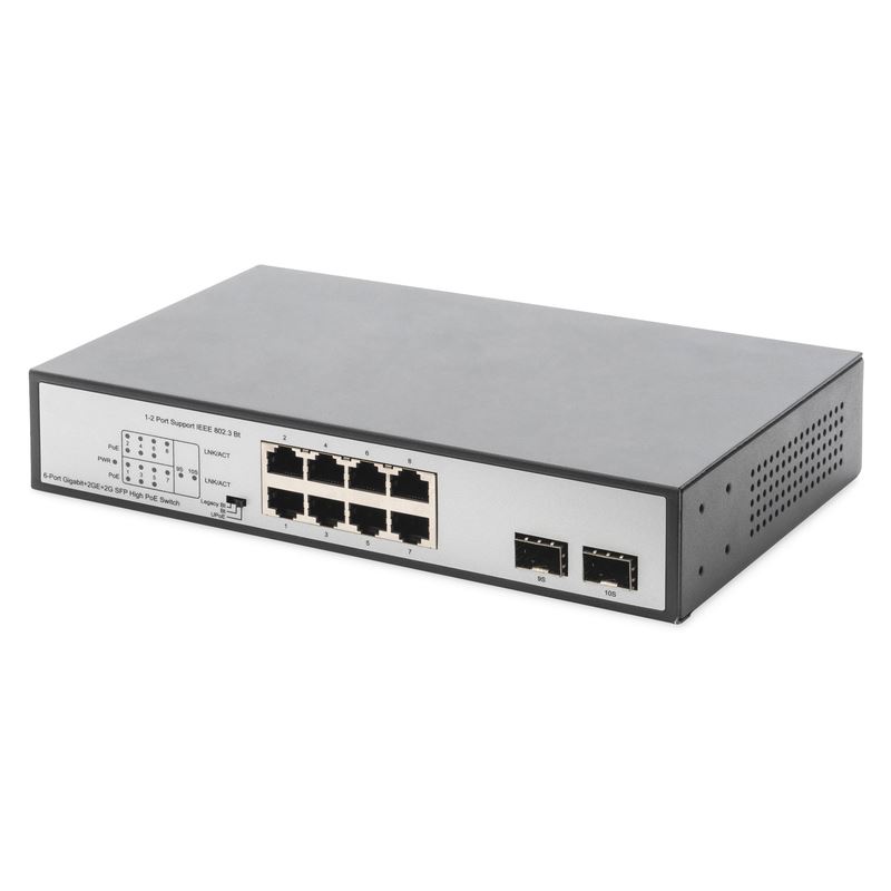 Digitus Gigabit Ethernet Layer 2 Switch, 8-Port