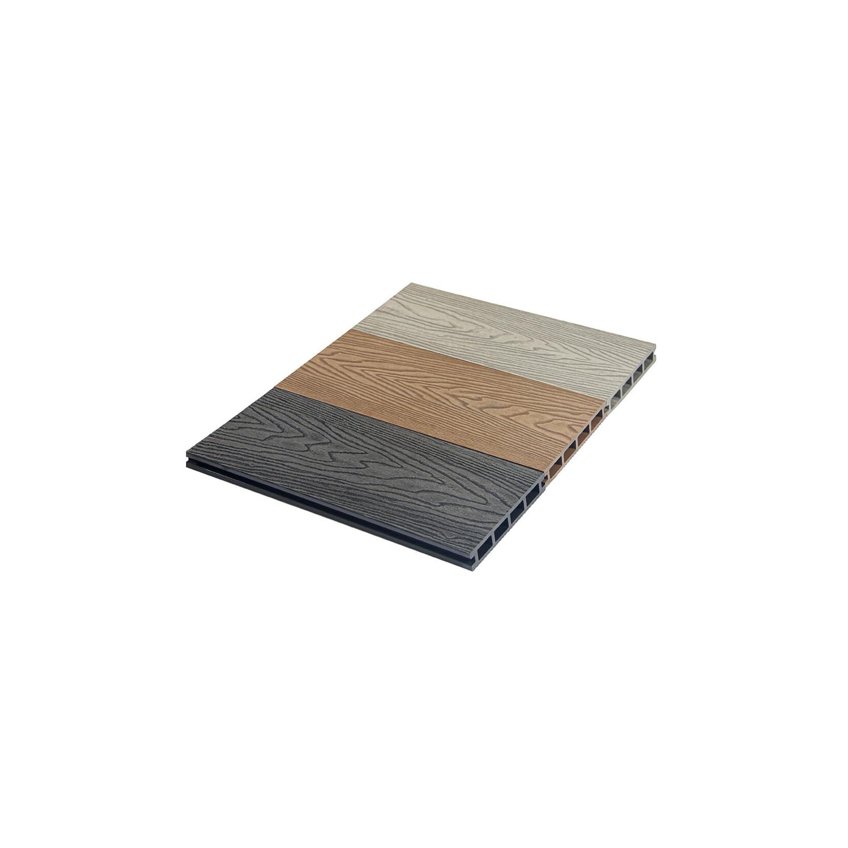 HOME DELUXE WPC Terrassendielen SAMANA PREMIUM Komplettset (inkl. Unterkonstruktion) - Antik 10m²