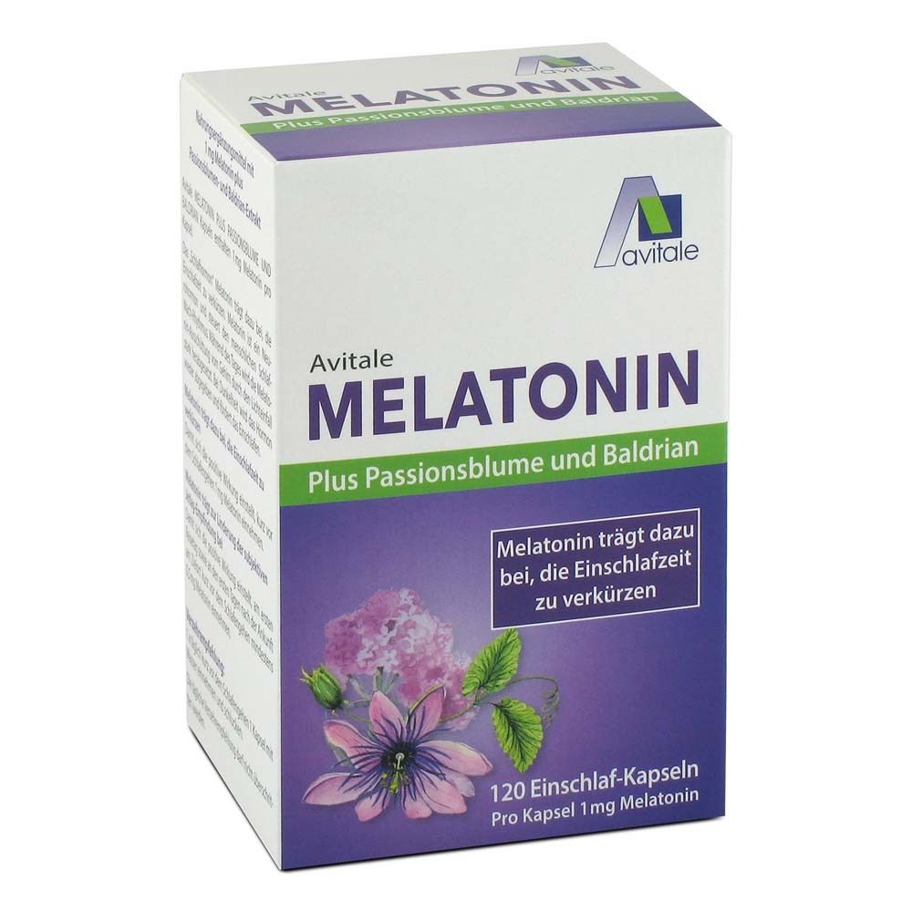 MELATONIN+PASSIONSBLUME+Baldrian Kapseln 45,6 g