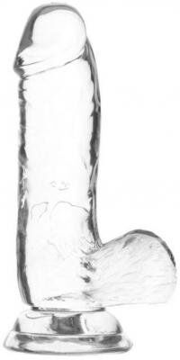 Crystal Addiction - Godemiché transparent - 15 cm