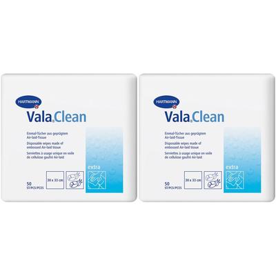 Valaclean extra Einmal Tücher Doppelpack 2x50 St