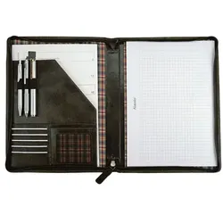 Alassio Schreibmappe braun, 26x31.5x2.5 cm