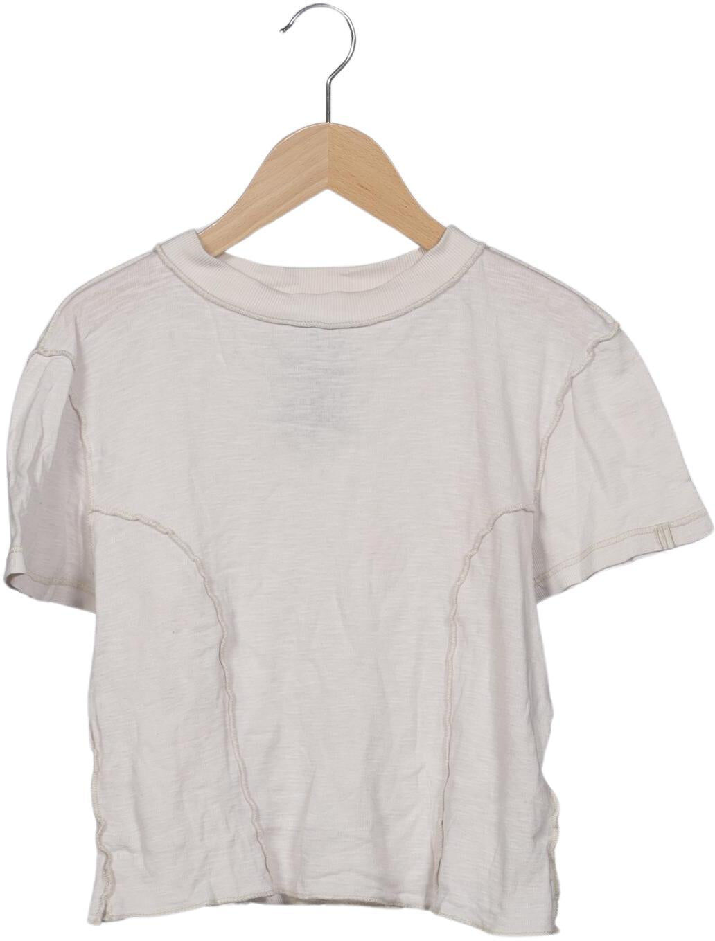 BDG Urban Outfitters Damen T-Shirt, Cremeweiß, Gr. L, Baumwolle - Second Hand