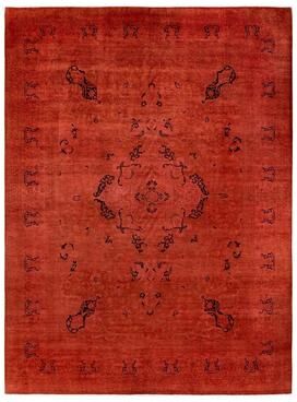 Overton "Fine Vibrance, One-of-a-Kind Hand-Knotted Area Rug - Pink, 9' 1"" x 12' 5"" - 9' 1"" x 12' 5"""