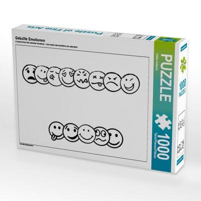 CALVENDO Puzzle Geballte Emotionen | 1000 Teile Lege-Größe 64x48cm Foto-Puzzle für glückliche Stunden
