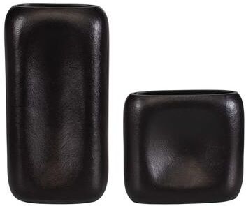Uttermost Anodic Dark Brown Vases (Set of 2)