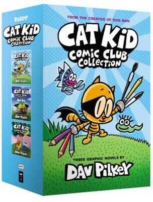 Dog Man Cat Kid Comic Club Boxed Set
