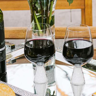 Sparkles Home Vetrina Stemless Crystal Wine Glass (Set of 6)