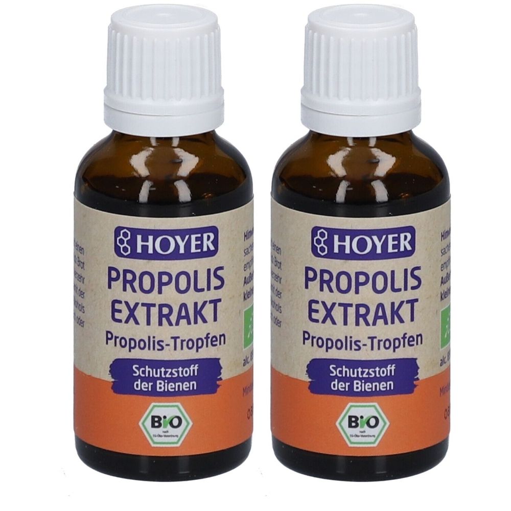 Hoyer Propolis Extrakt Bio Tropfen 2x 2x30 ml