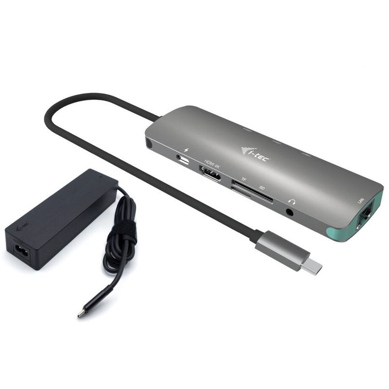 I-TEC NANO LAN DOCK + P/S 100W DOCK 4K HDMI LAN PD
