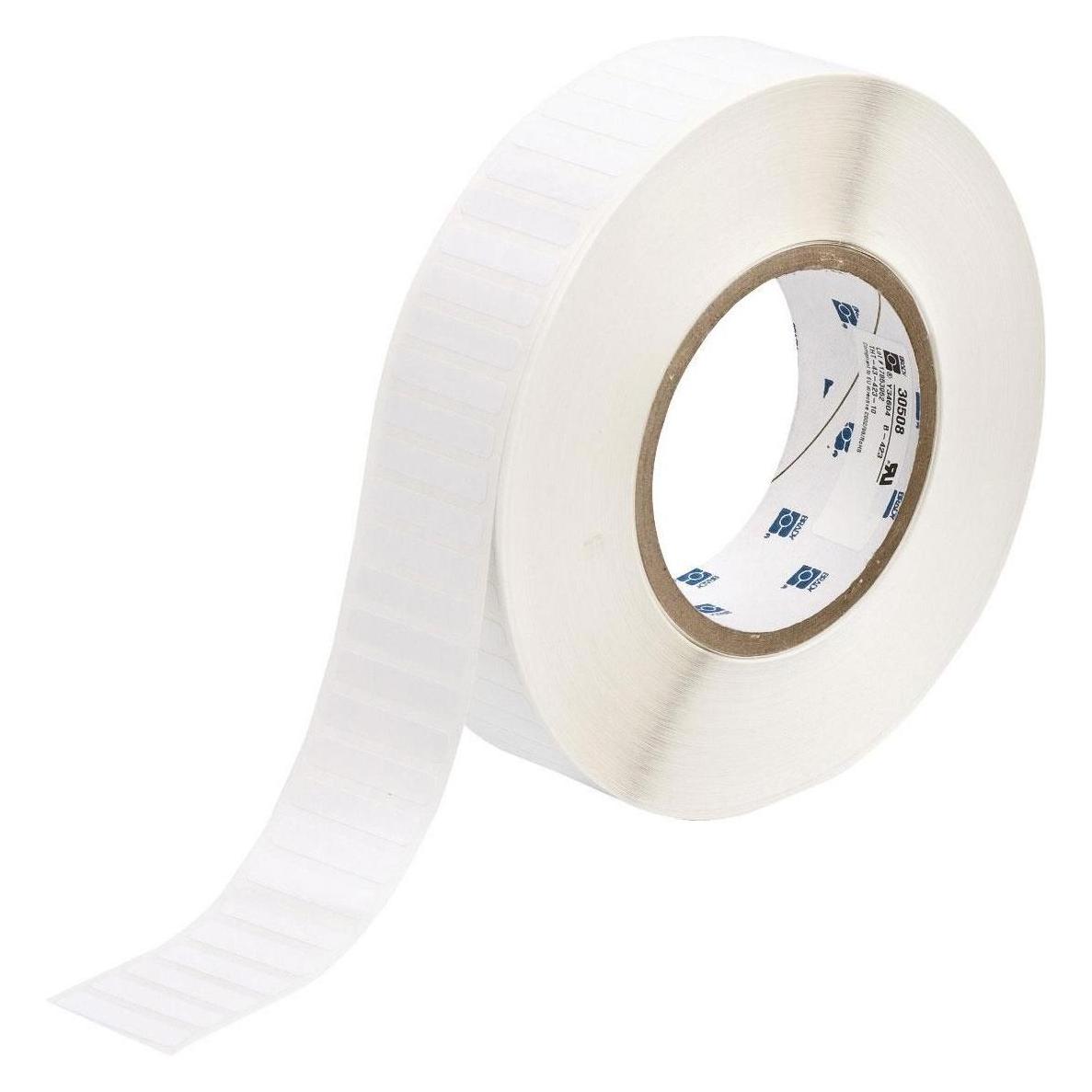 Brady THT-43-473-10, Spannungsableitender Polyester, Weiss, 31.75 x 6.35 mm, permanent (10000 E.) (THT-43-473-10)
