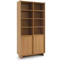 BÜCHERREGAL ZENITH 98/201/39 cm Wohnzimmerregal Hochschrank Regal Braun