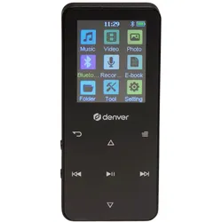 Denver MP-1830B BLACK - MP4 media player with built-in bluetooth and rechargeable battery - MP3-Afspill... (4 GB), MP3 Player + Portable Audiogeräte, Schwarz