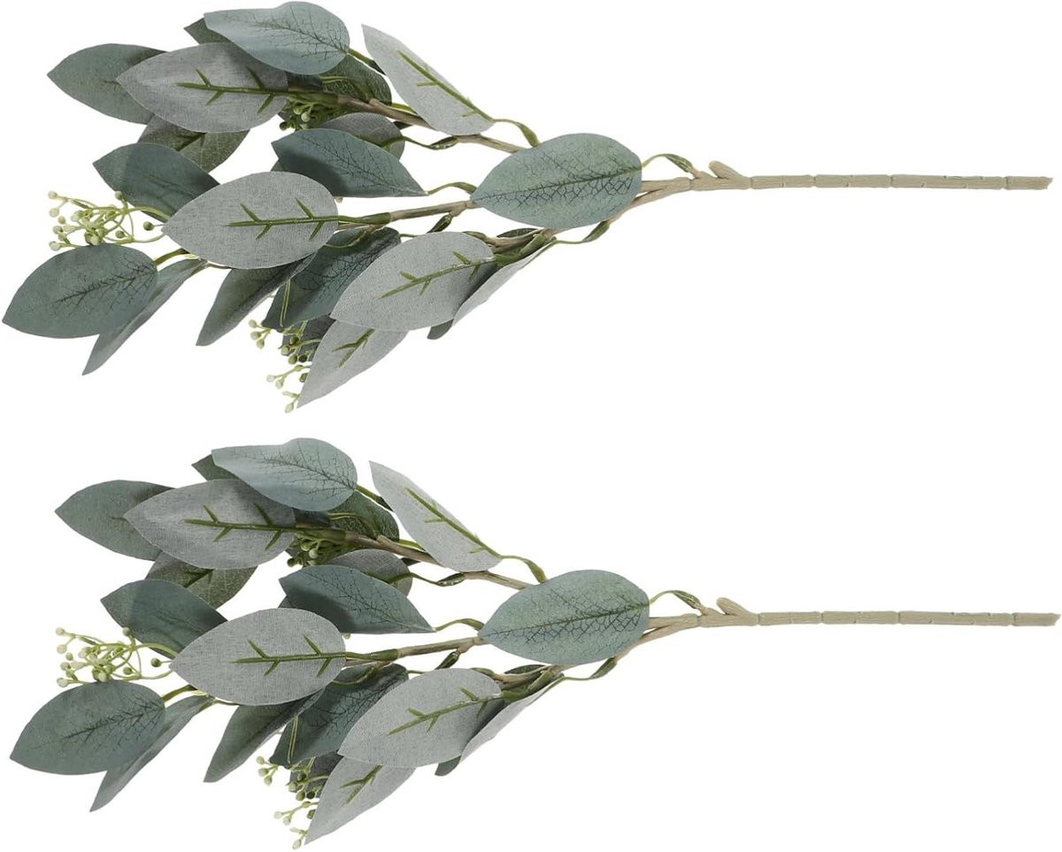 Kunstmatige olijftak voor bruiloftdecoratie, groen, 36 cm