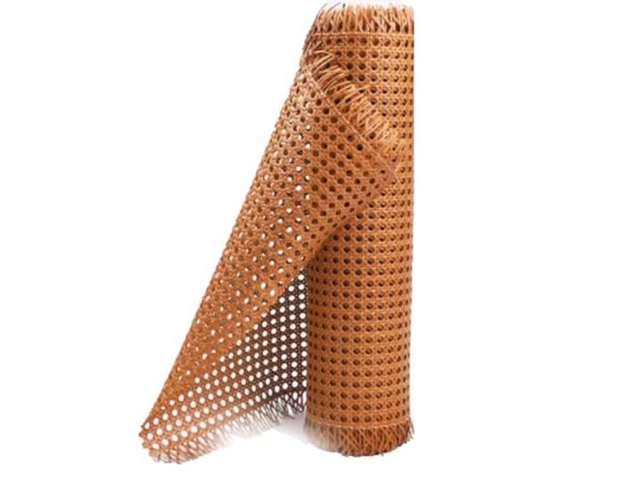 LuysmengEU Korbreparaturset, natürliches Rattan-Gewebe, Gurtband, offenes Netzgeflecht, Material for Stuhl, Schrank, Möbel, Heimwerker(Coffee,100x90cm)