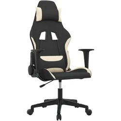 vidaXL Mavenia (Ohne Fussablage), Gaming Stuhl, Beige