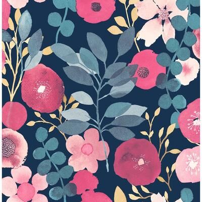 NextWall Garden Dance Peel and Stick Wallpaper