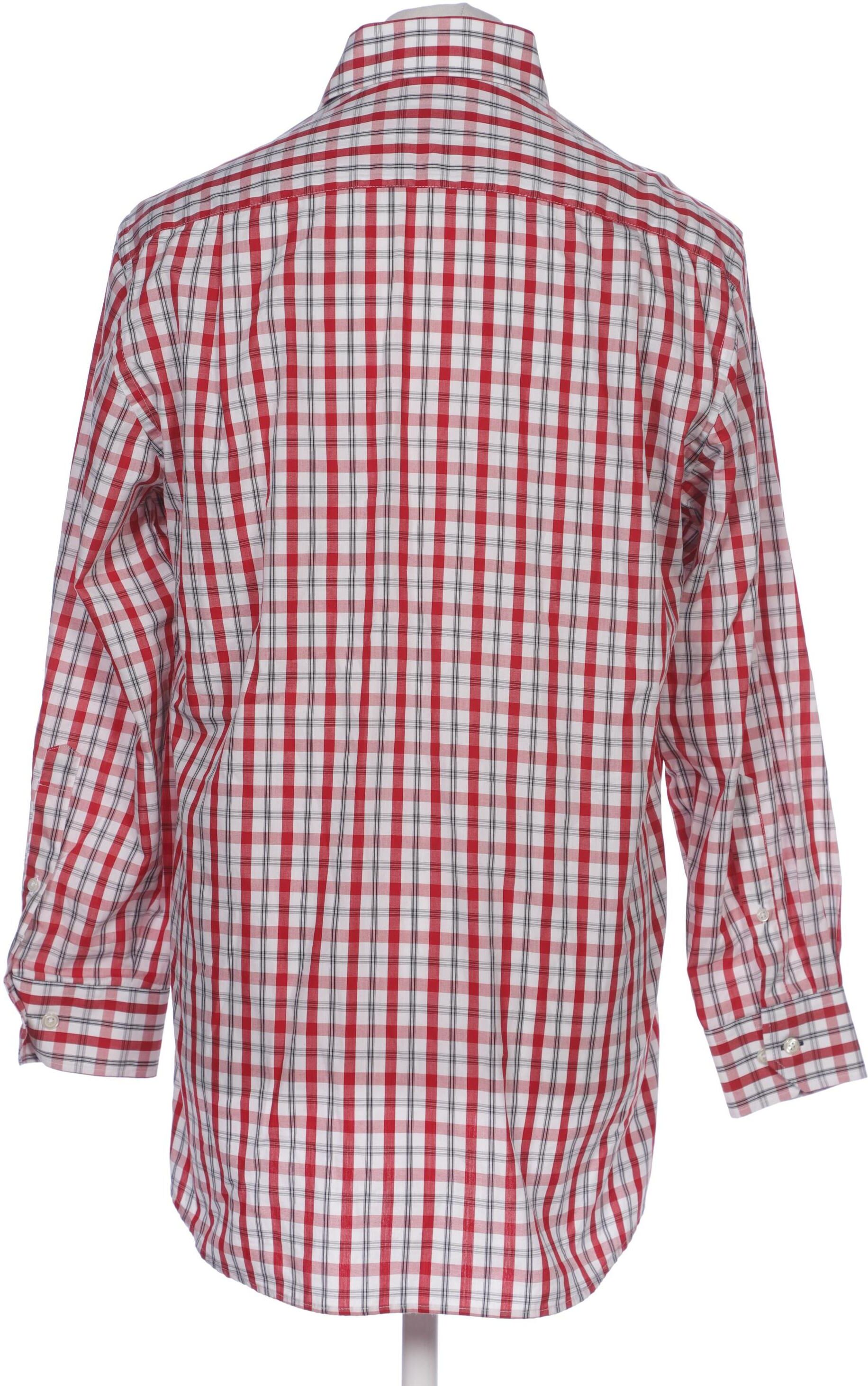 Walbusch Herren Hemd, Rot, Gr. 39, Baumwolle - Second Hand